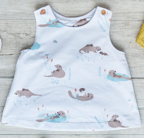 top in otter fabric