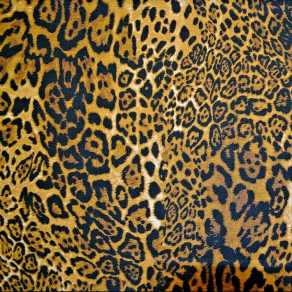 leopard print poplin