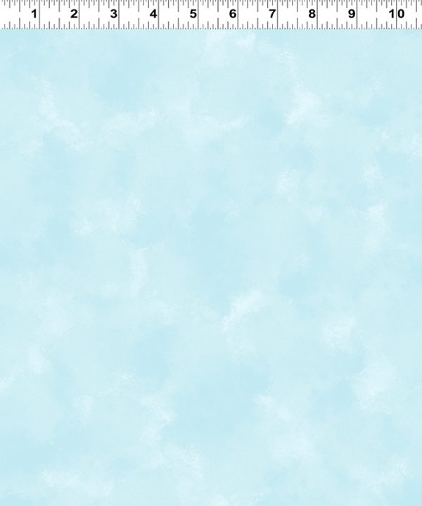 blue mottled sky cotton guess how much i love you fabric