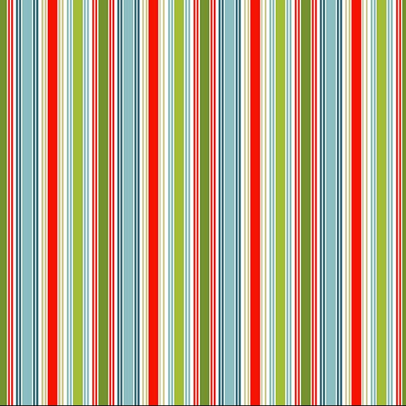 multi stripe christmas fabric