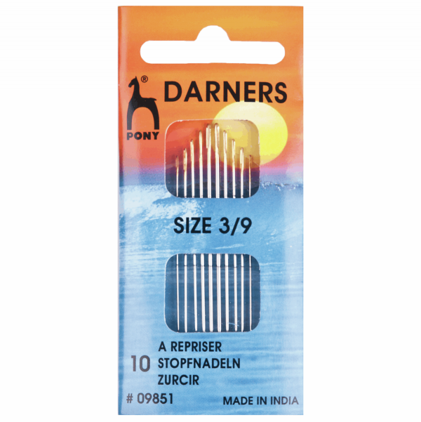 Hand Sewing Needles: Darners: Gold Eye: Size 3-9